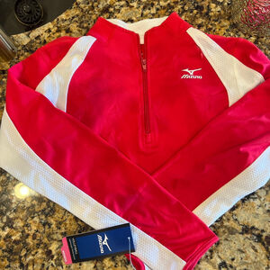 New Mizuno Drylite lightweight performance women's volley ball shirt top XS